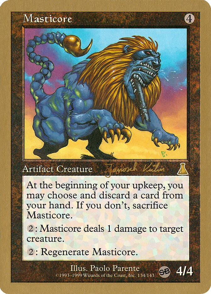 Masticore card front