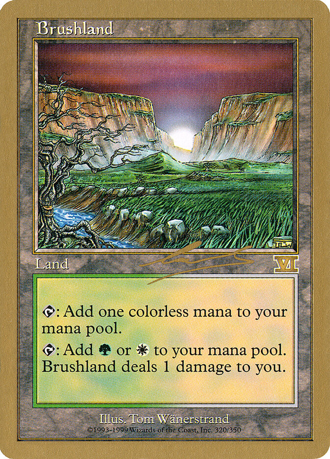 Brushland card front