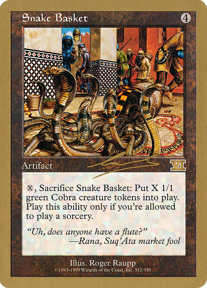 Snake Basket card front