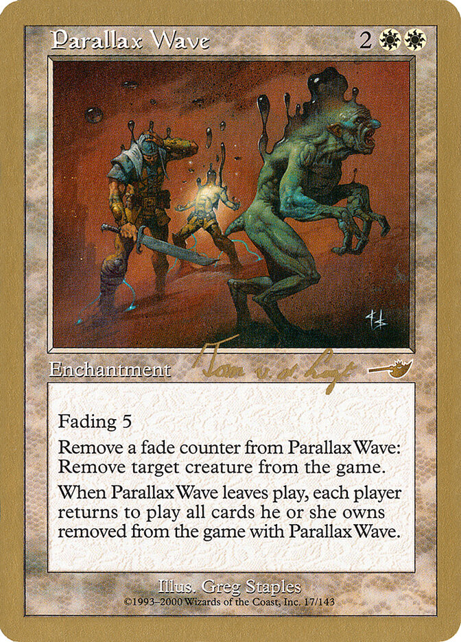 Parallax Wave card front