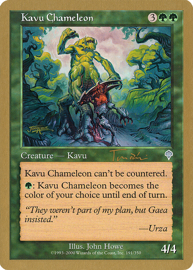 Kavu Chameleon card front