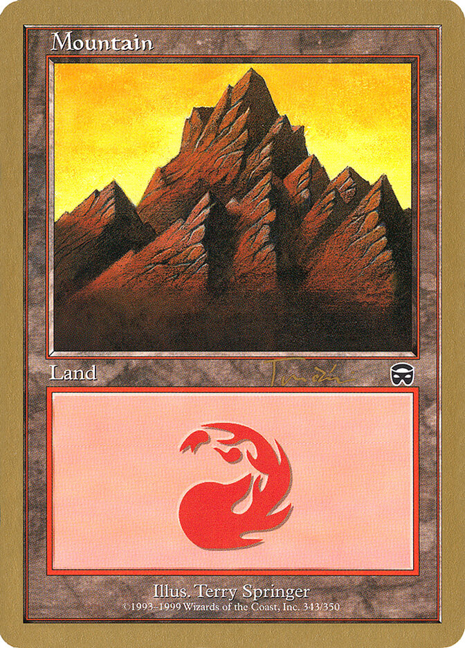 Mountain card front
