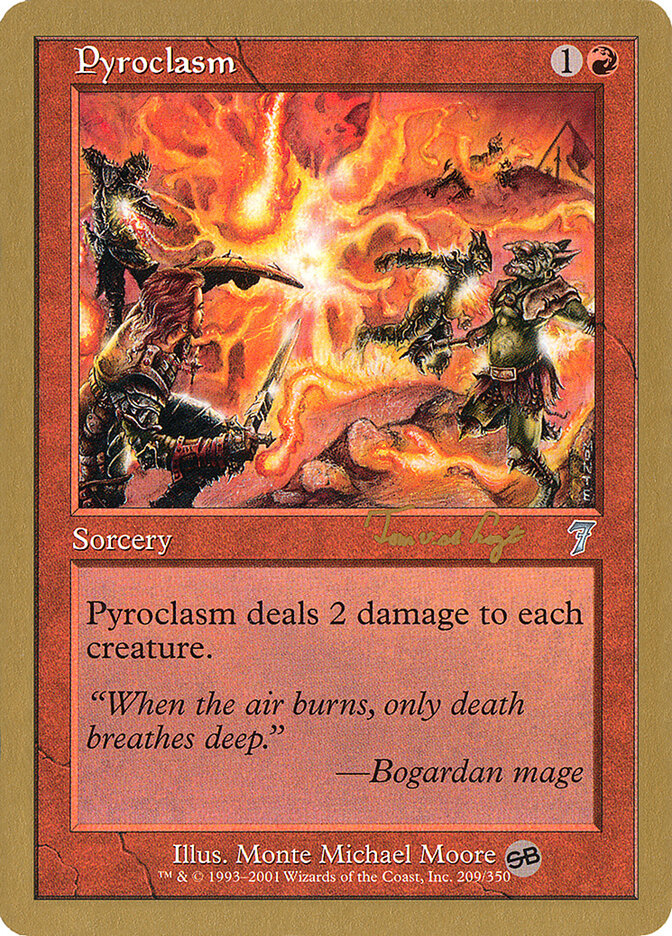 Pyroclasm card front