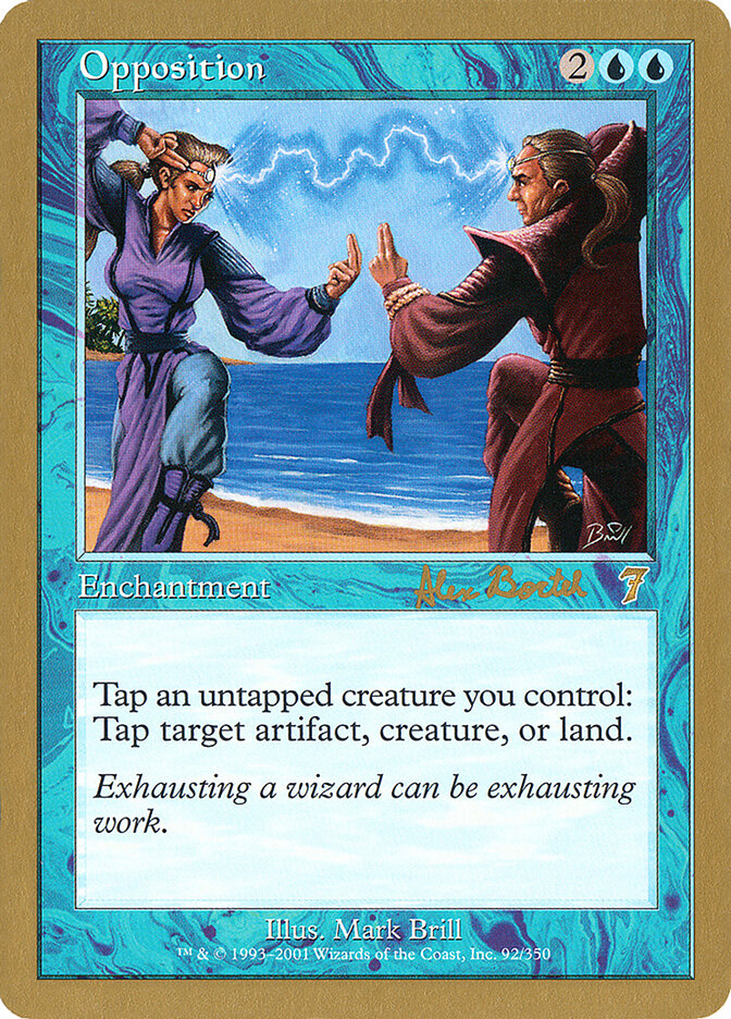 Opposition card front