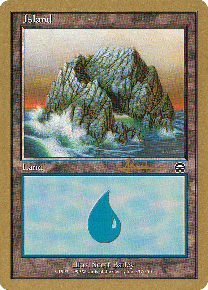 Island card front