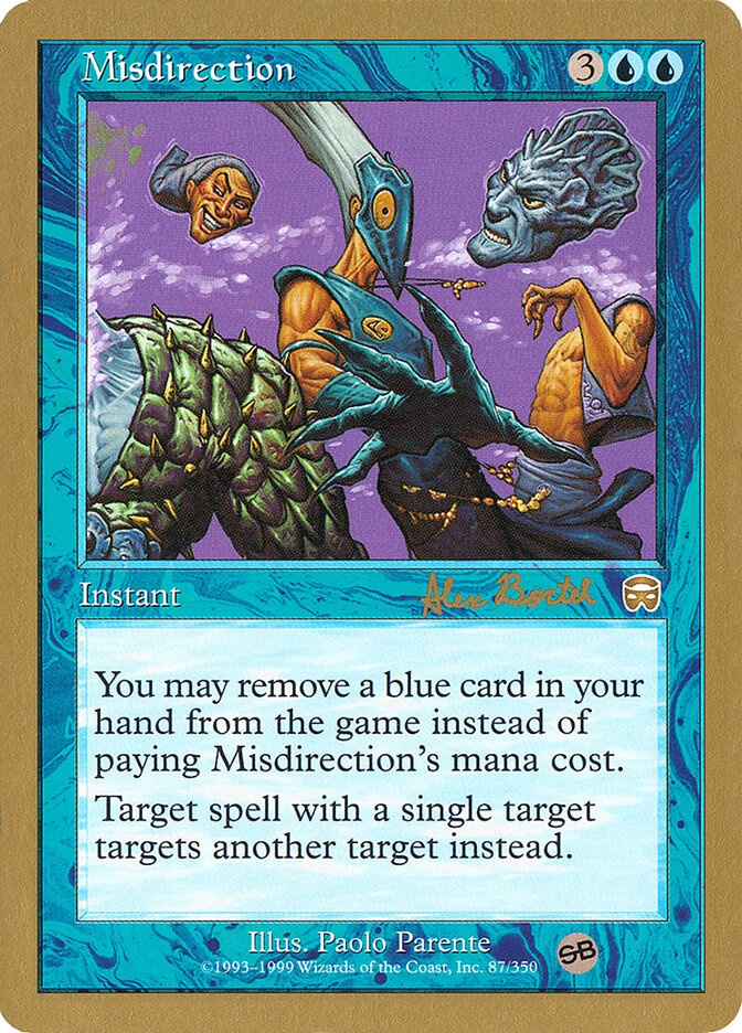 Misdirection card front