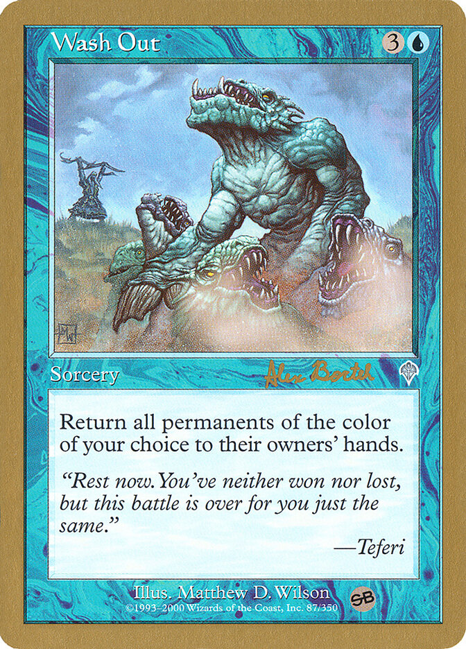 Wash Out card front