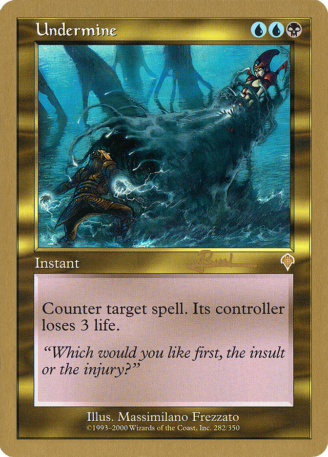 Undermine card front