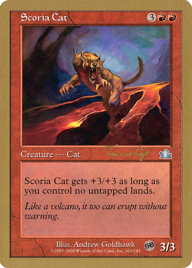 Scoria Cat card front