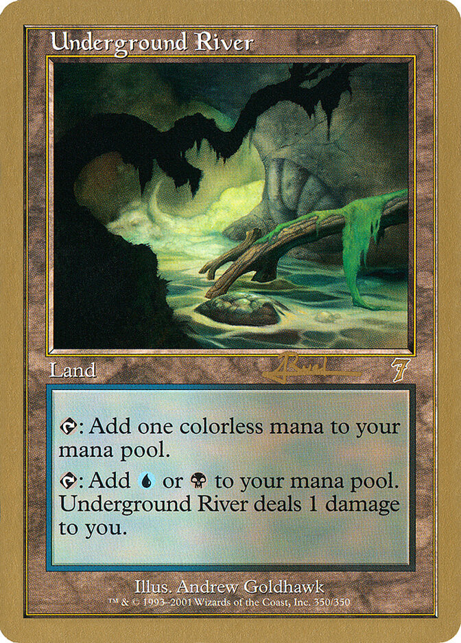 Underground River card front