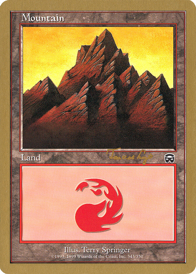 Mountain card front