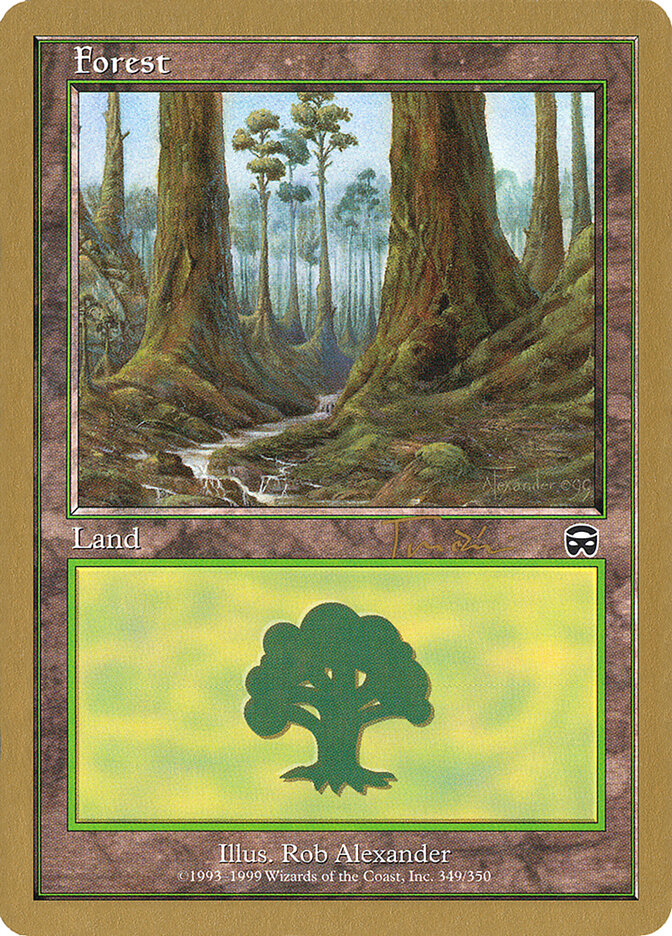 Forest card front