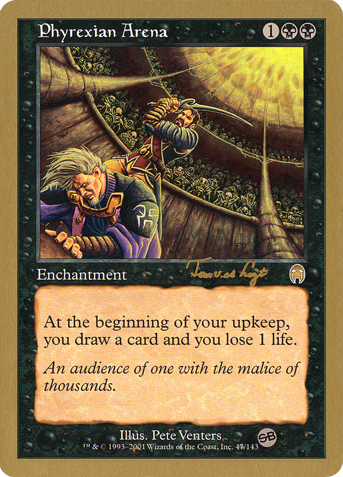 Phyrexian Arena card front
