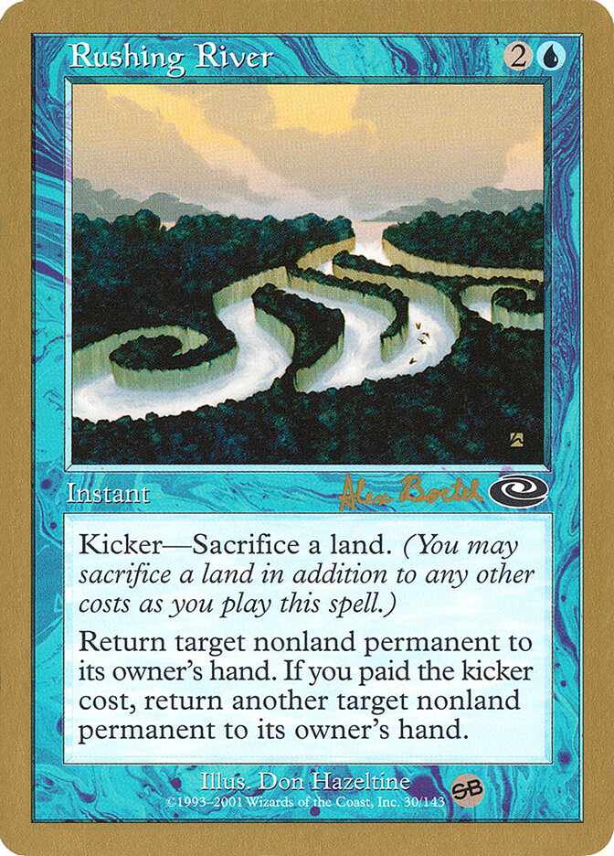 Rushing River card front