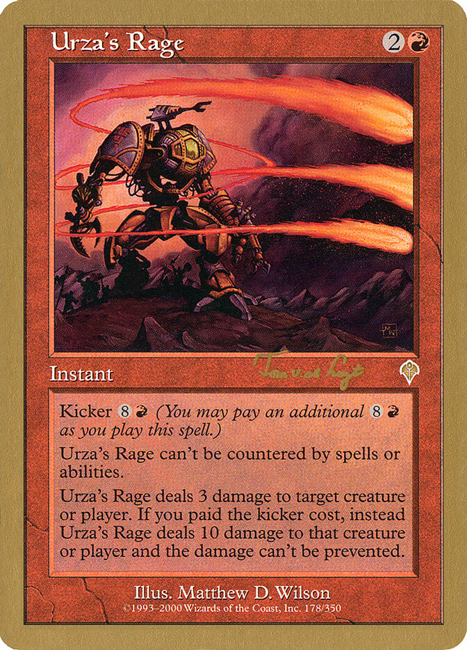 Urza's Rage card front