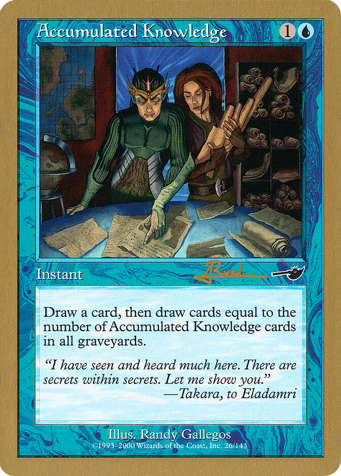 Accumulated Knowledge card front