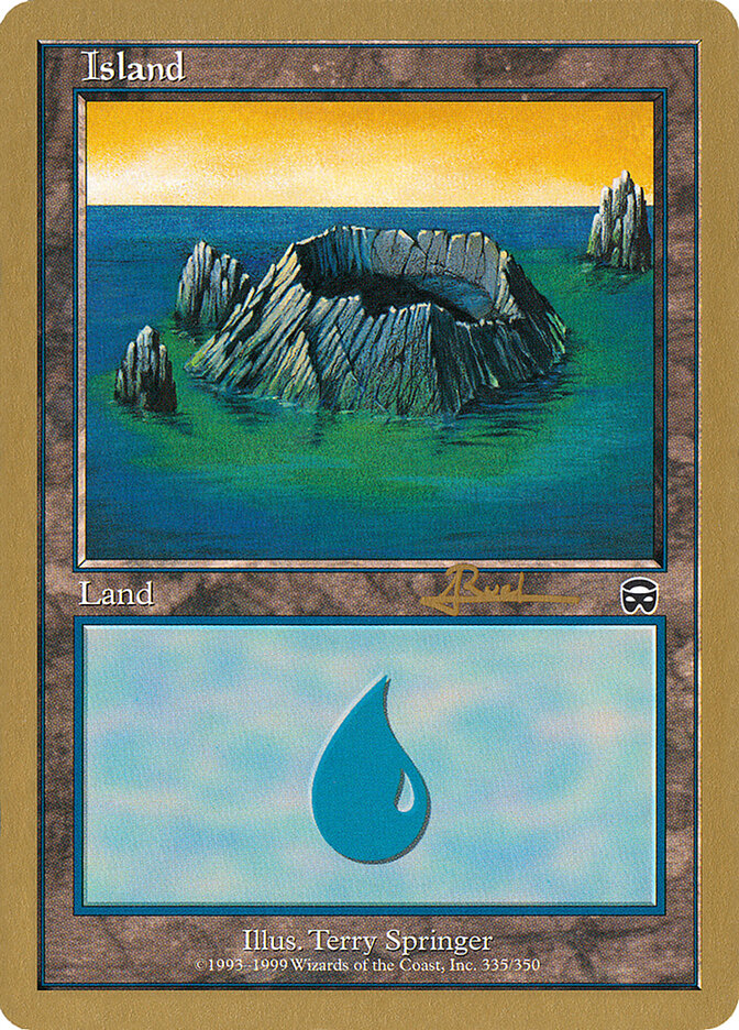 Island card front