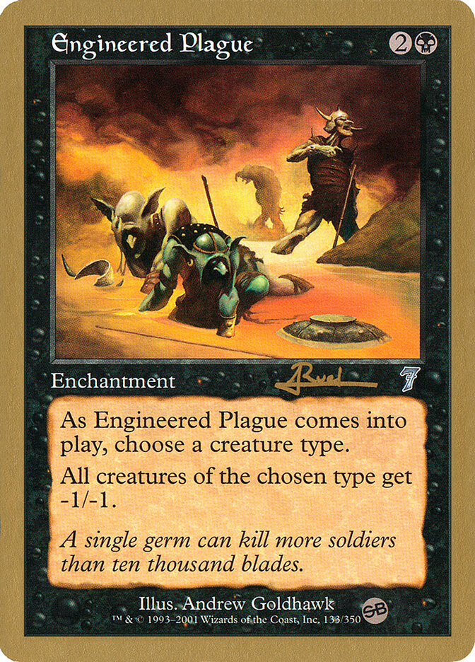 Engineered Plague card front