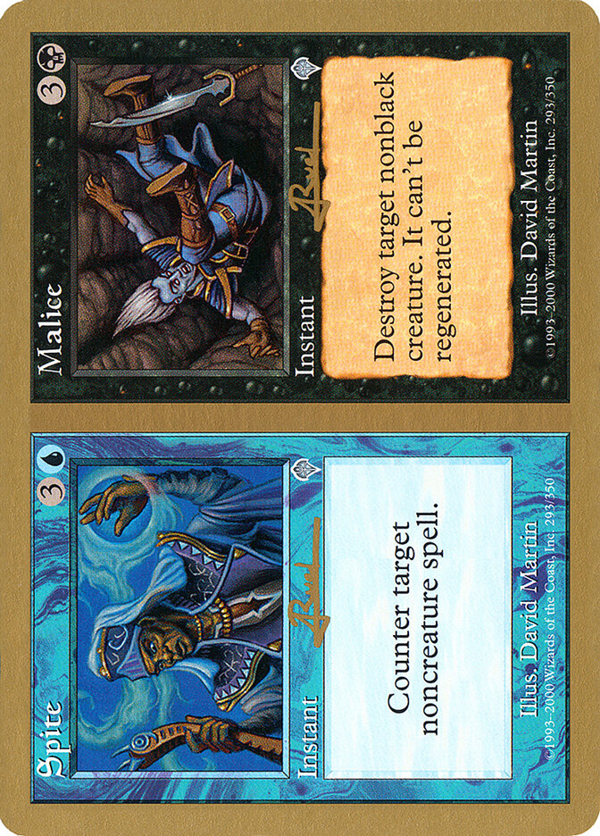 Spite card front