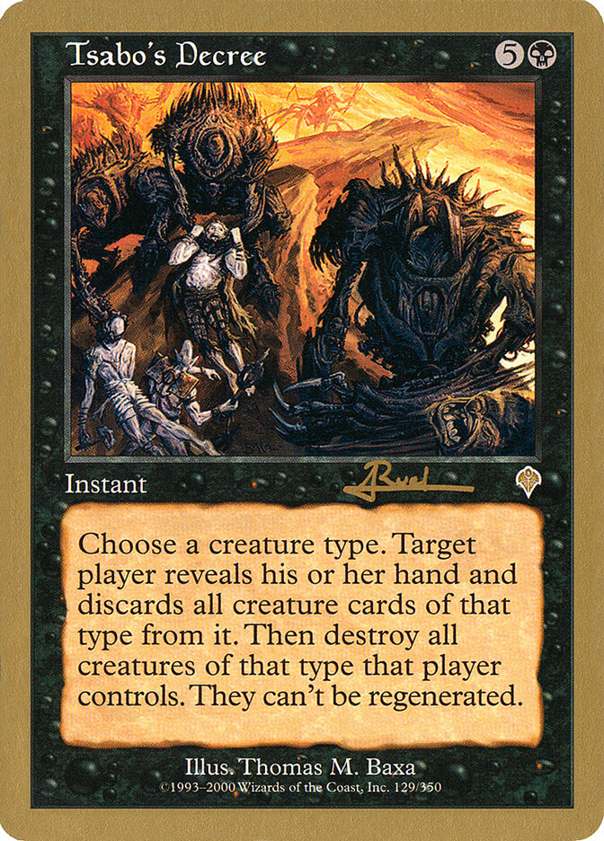 Tsabo's Decree card front