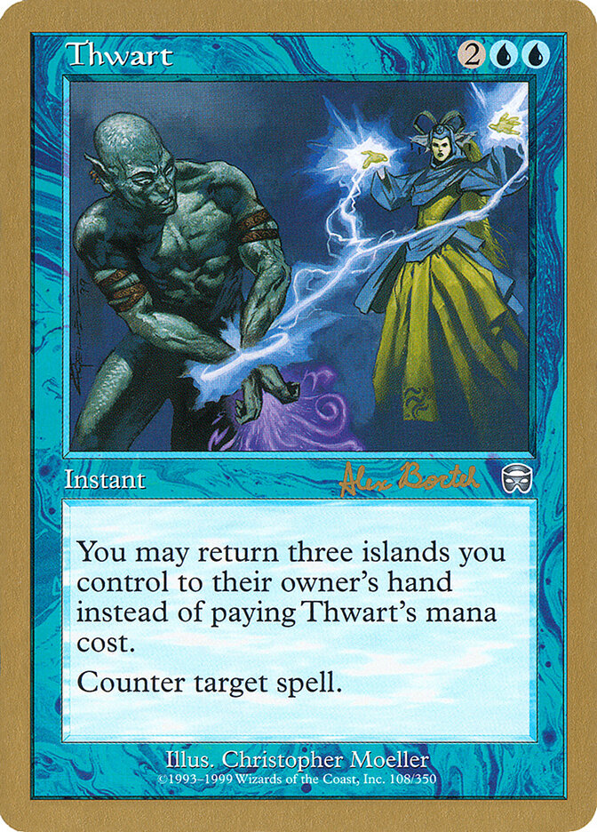 Thwart card front