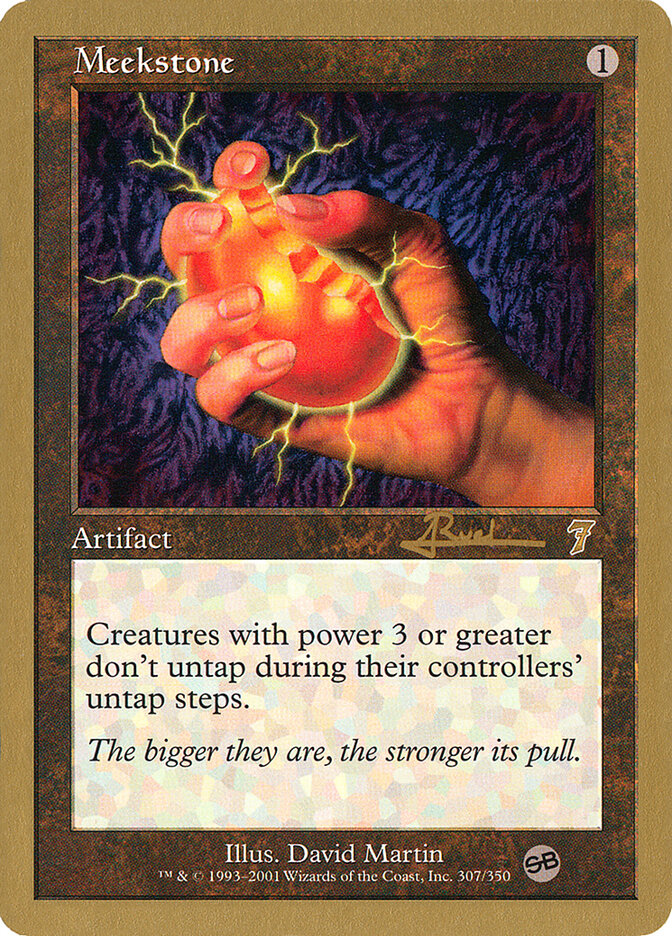 Meekstone card front