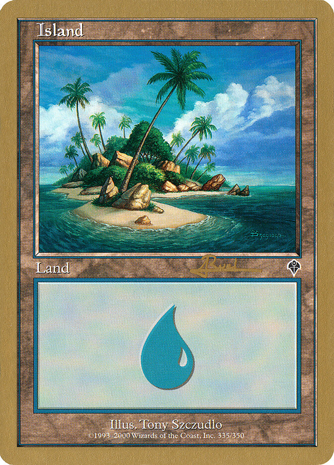 Island card front