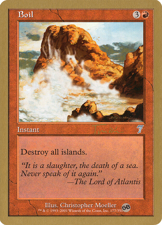 Boil card front