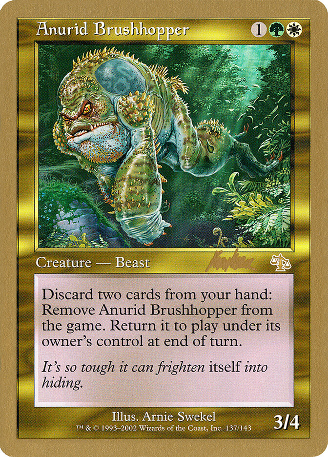 Anurid Brushhopper card front