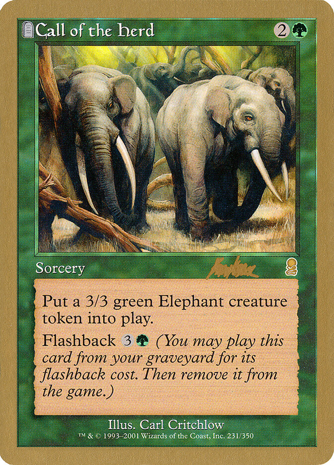 Call of the Herd card front
