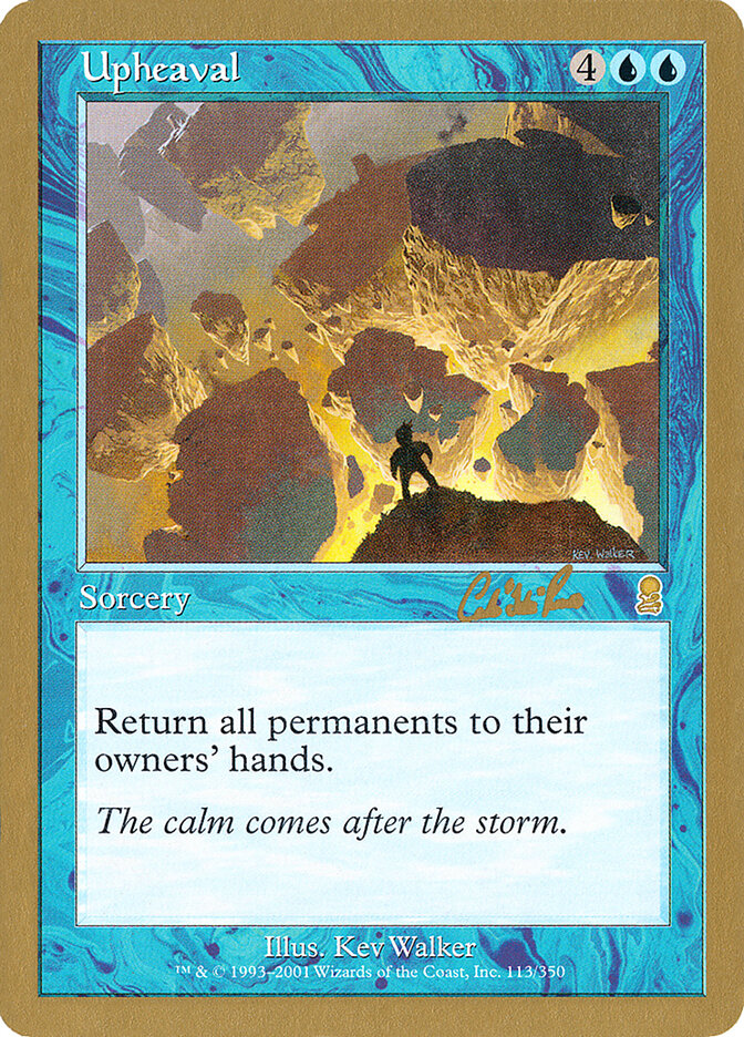 Upheaval card front