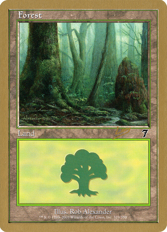 Forest card front