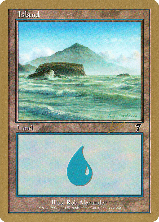 Island card front