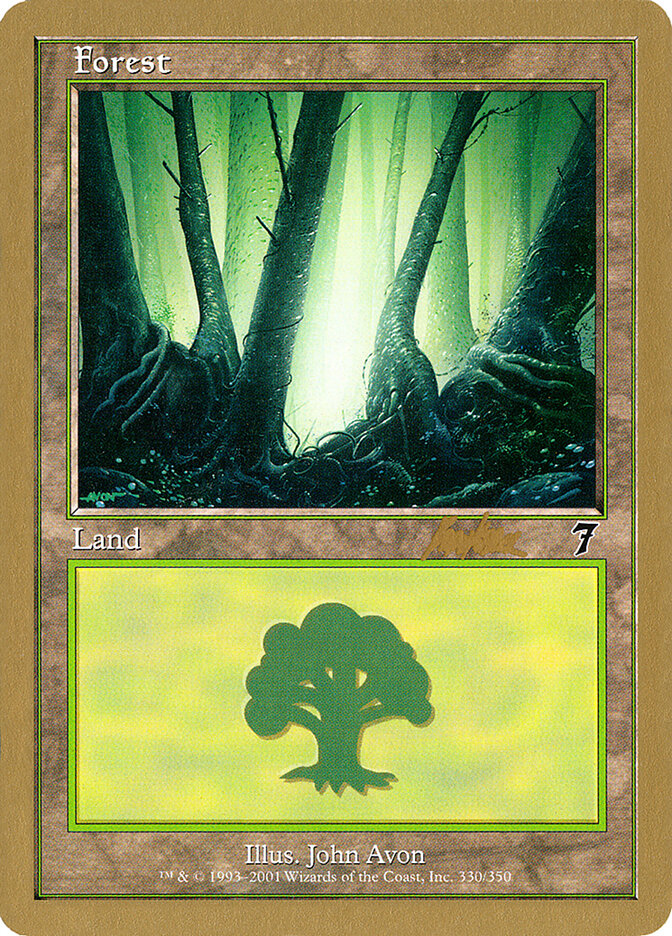 Forest card front