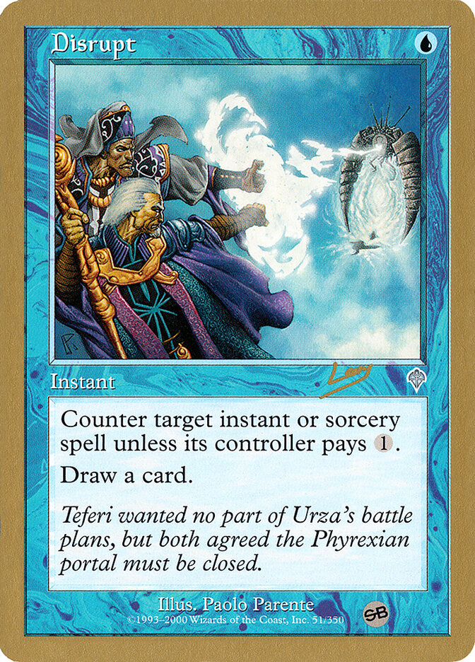 Disrupt card front