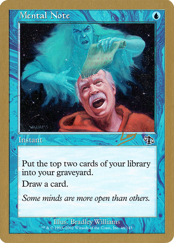 Mental Note card front