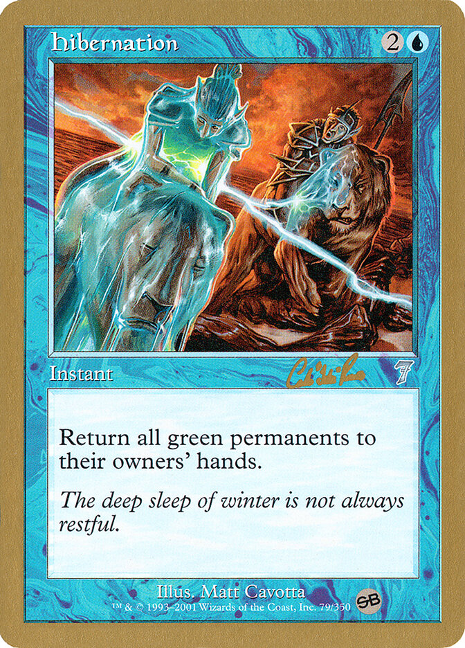 Hibernation card front