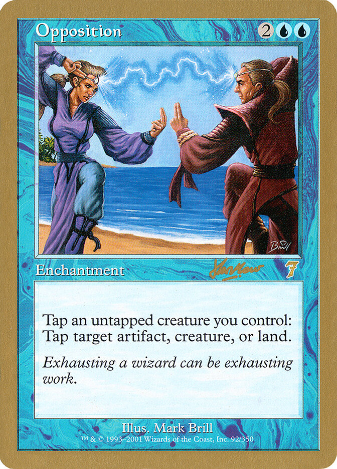 Opposition card front