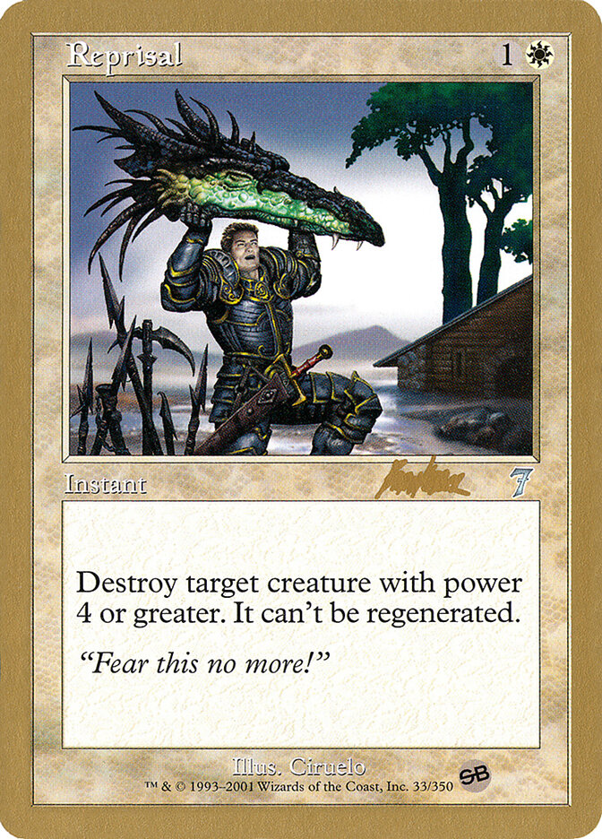 Reprisal card front