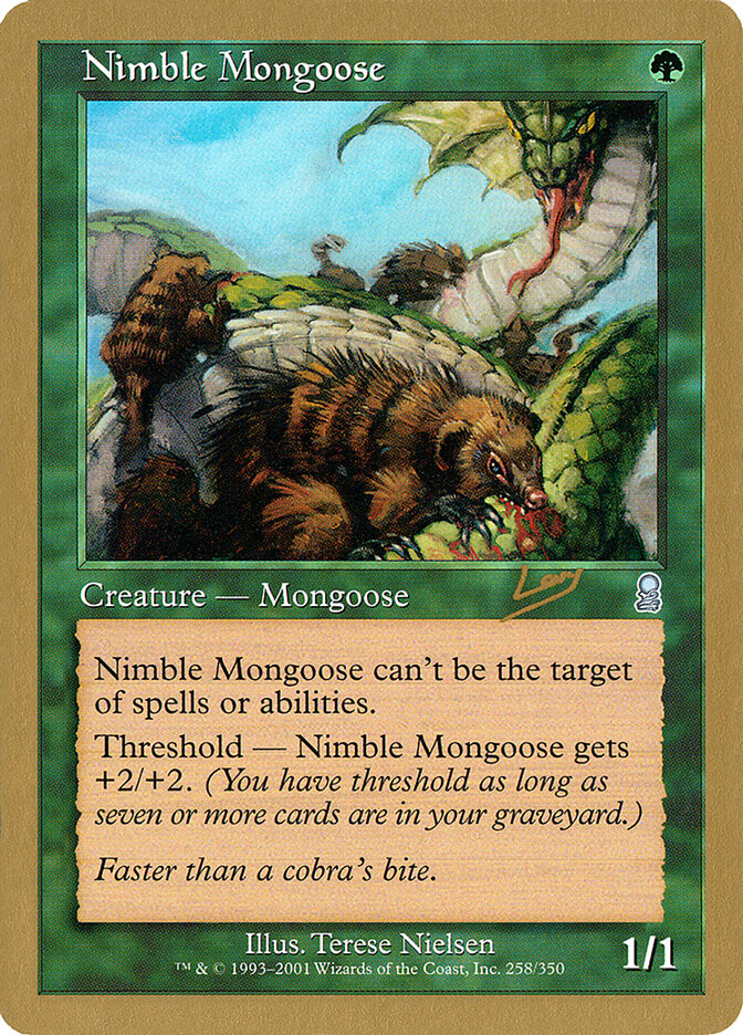 Nimble Mongoose card front