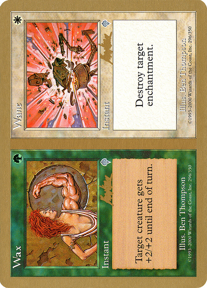Wax card front