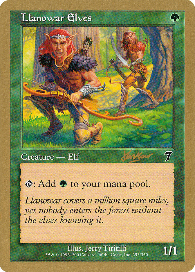 Llanowar Elves card front