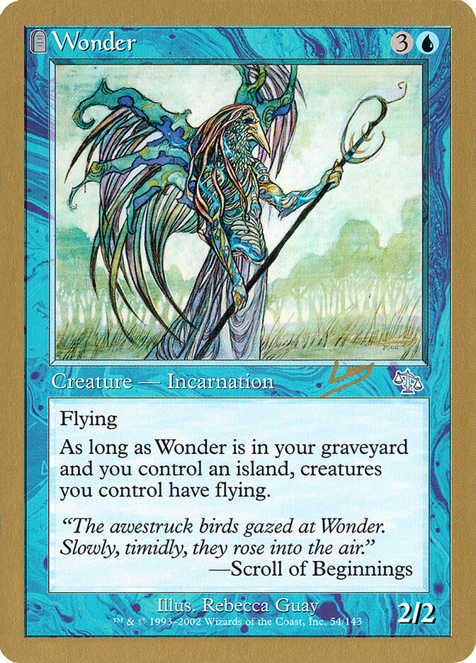 Wonder card front