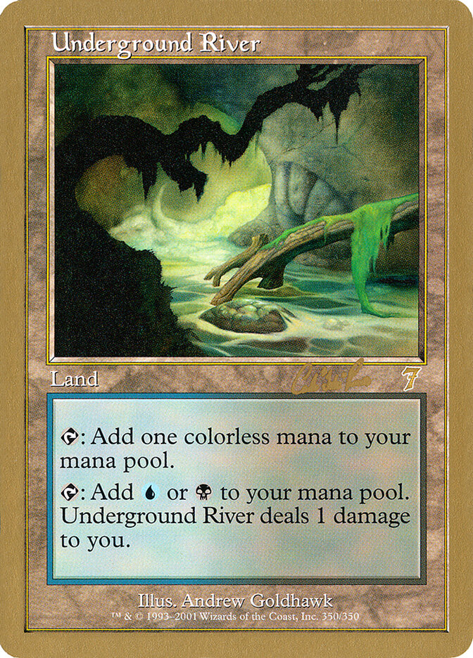 Underground River card front