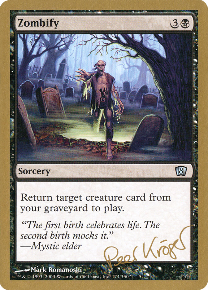 Zombify card front