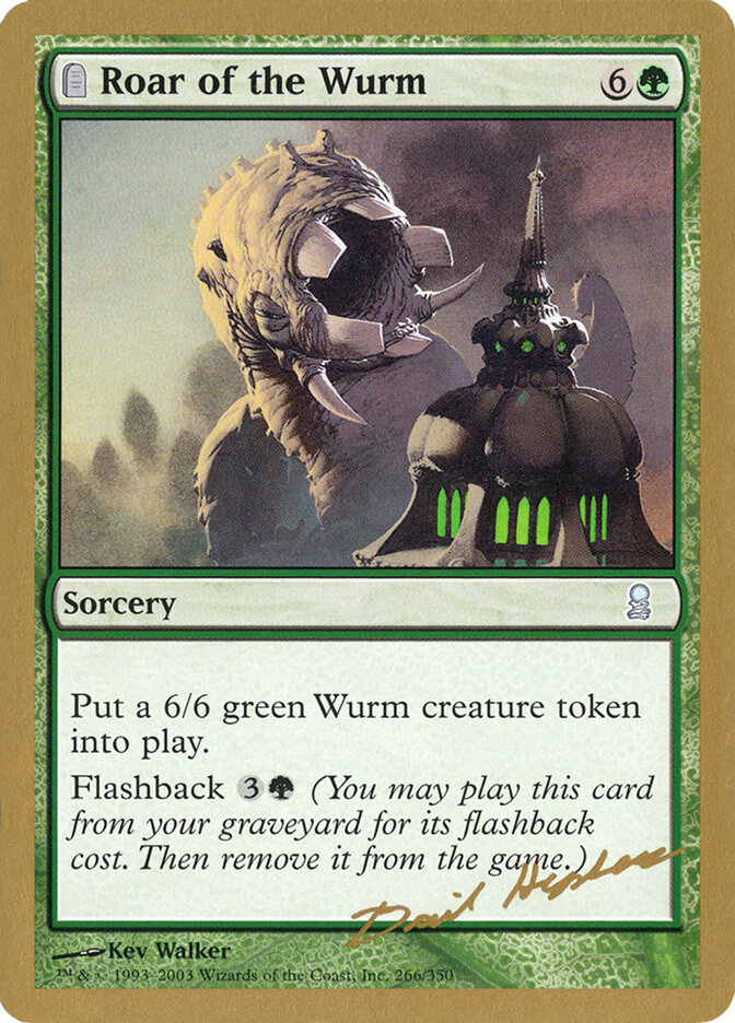 Roar of the Wurm card front