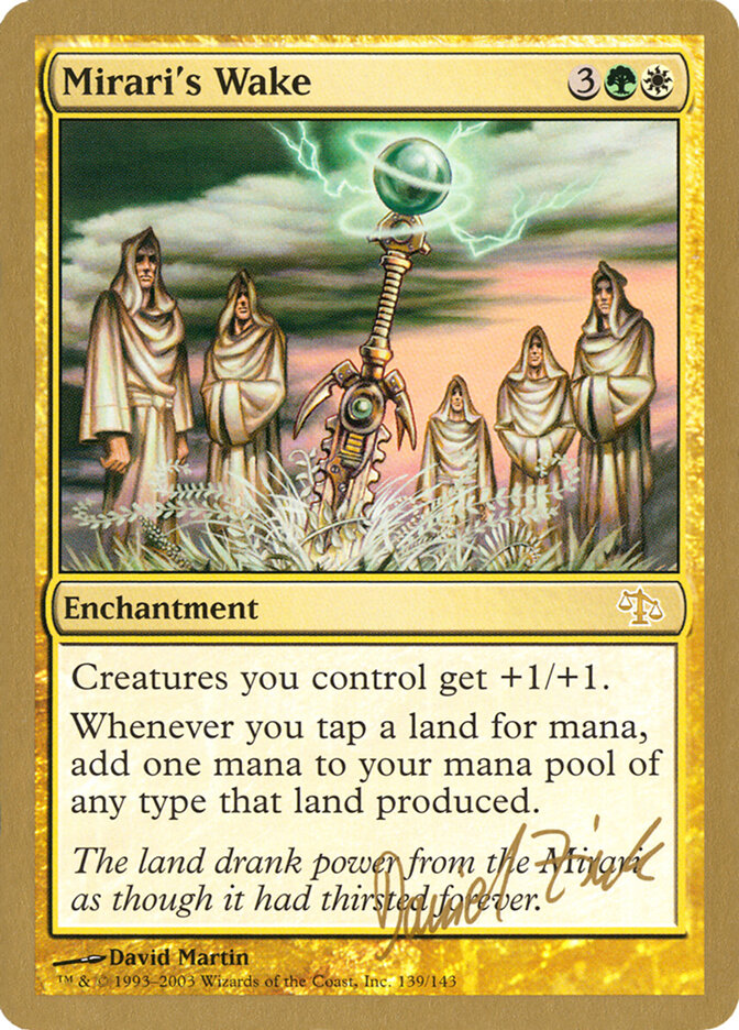 Mirari's Wake card front