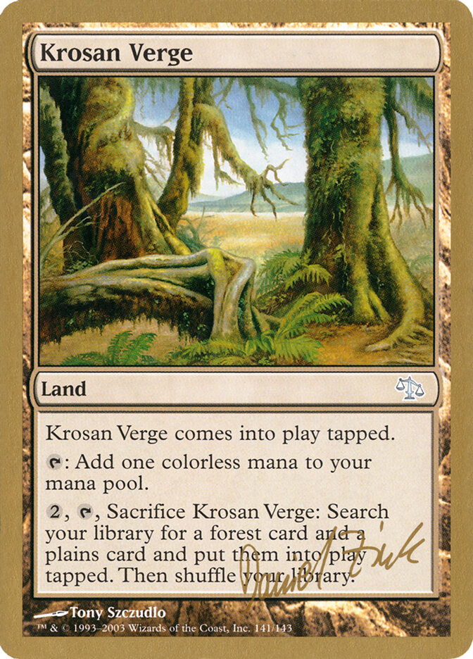 Krosan Verge card front