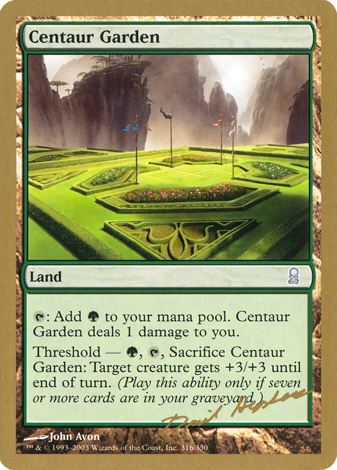Centaur Garden card front