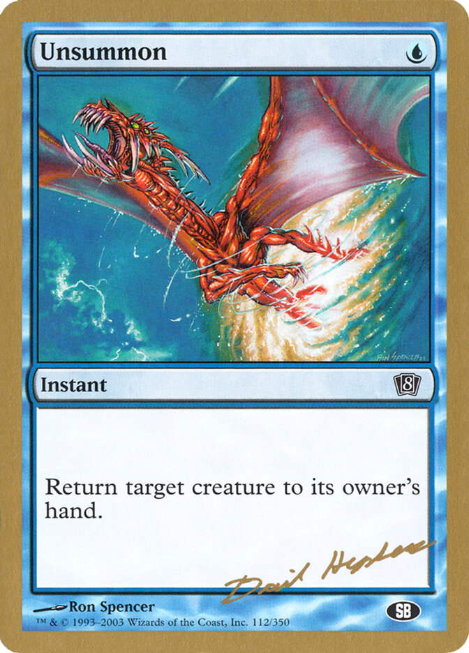 Unsummon card front